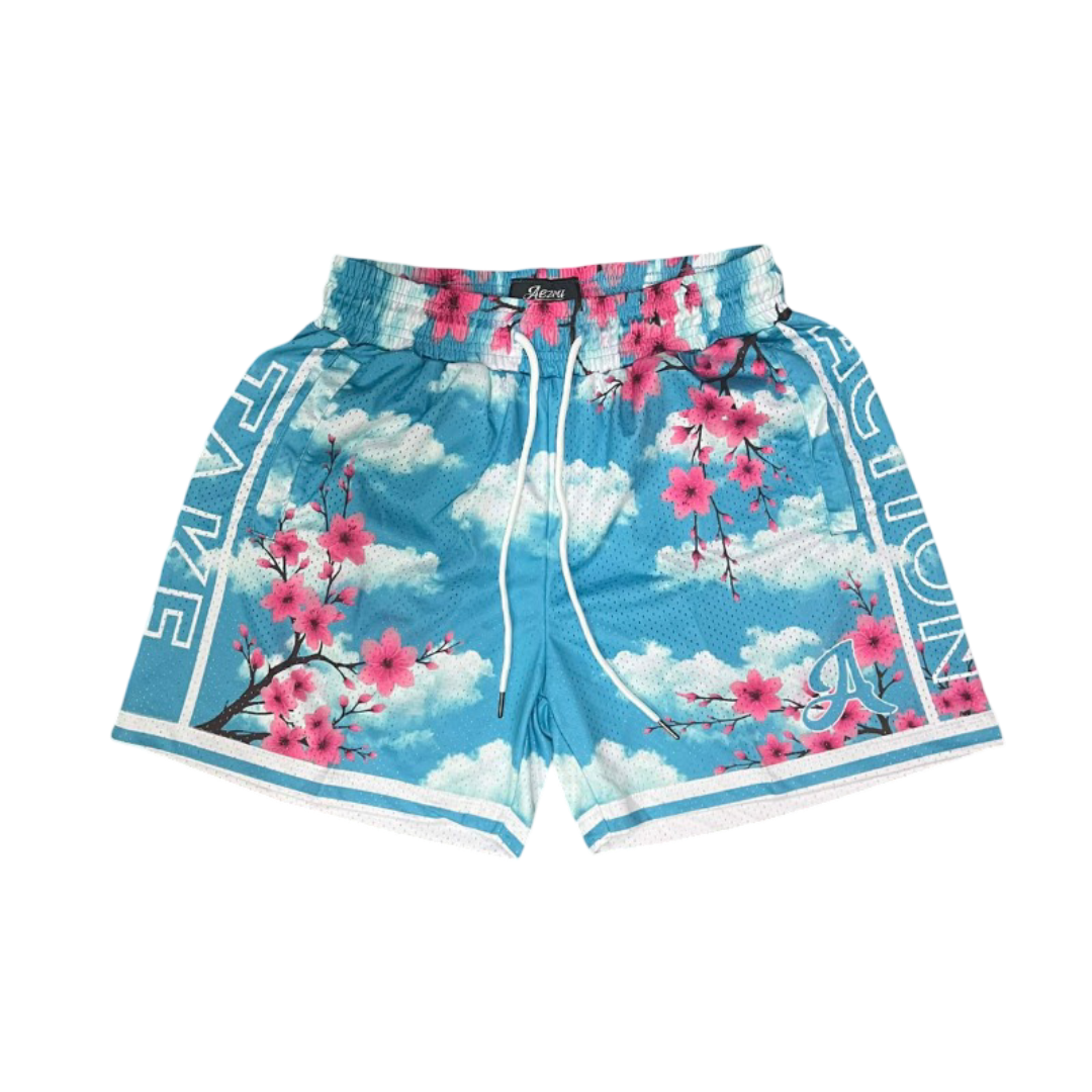 Blossom Flow Mesh Shorts