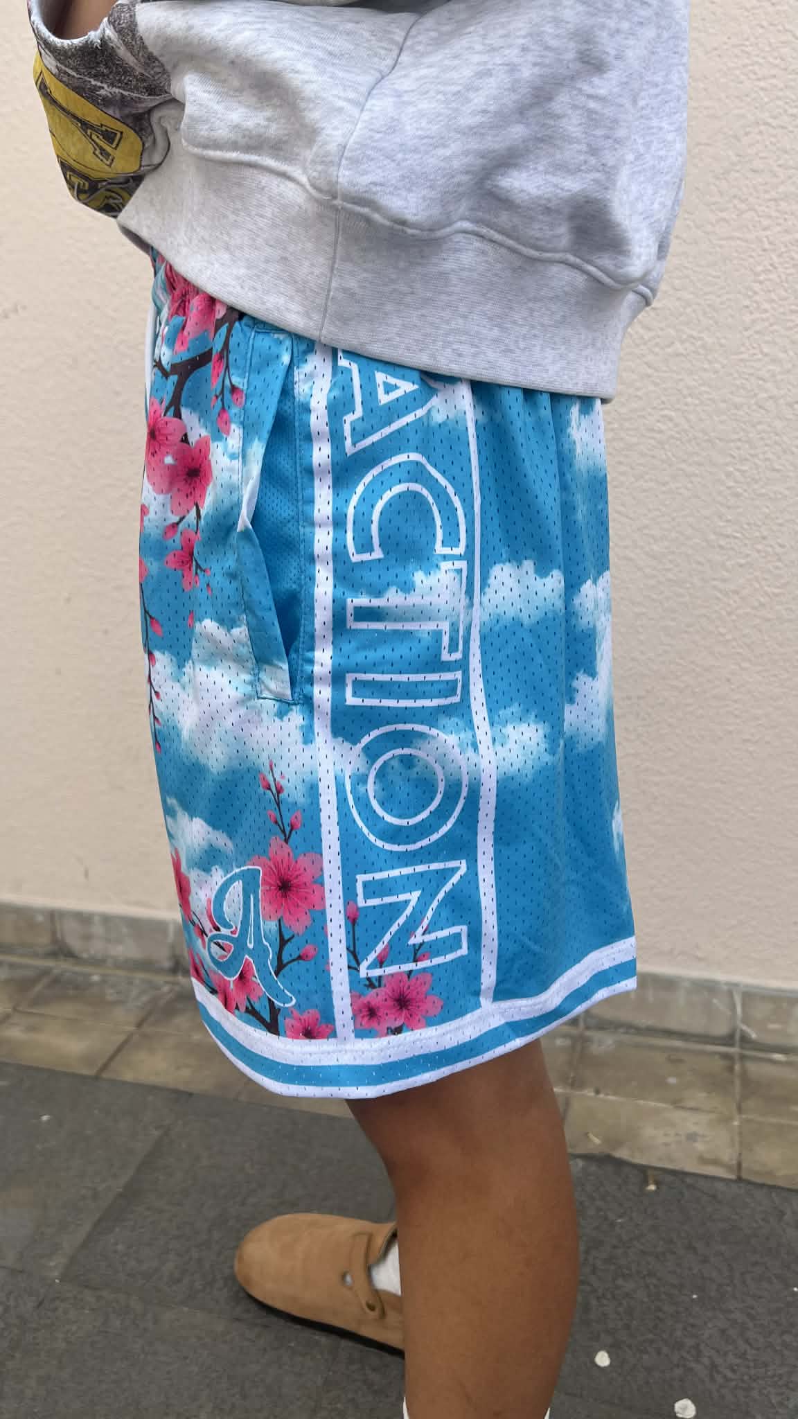 Blossom Flow Mesh Shorts