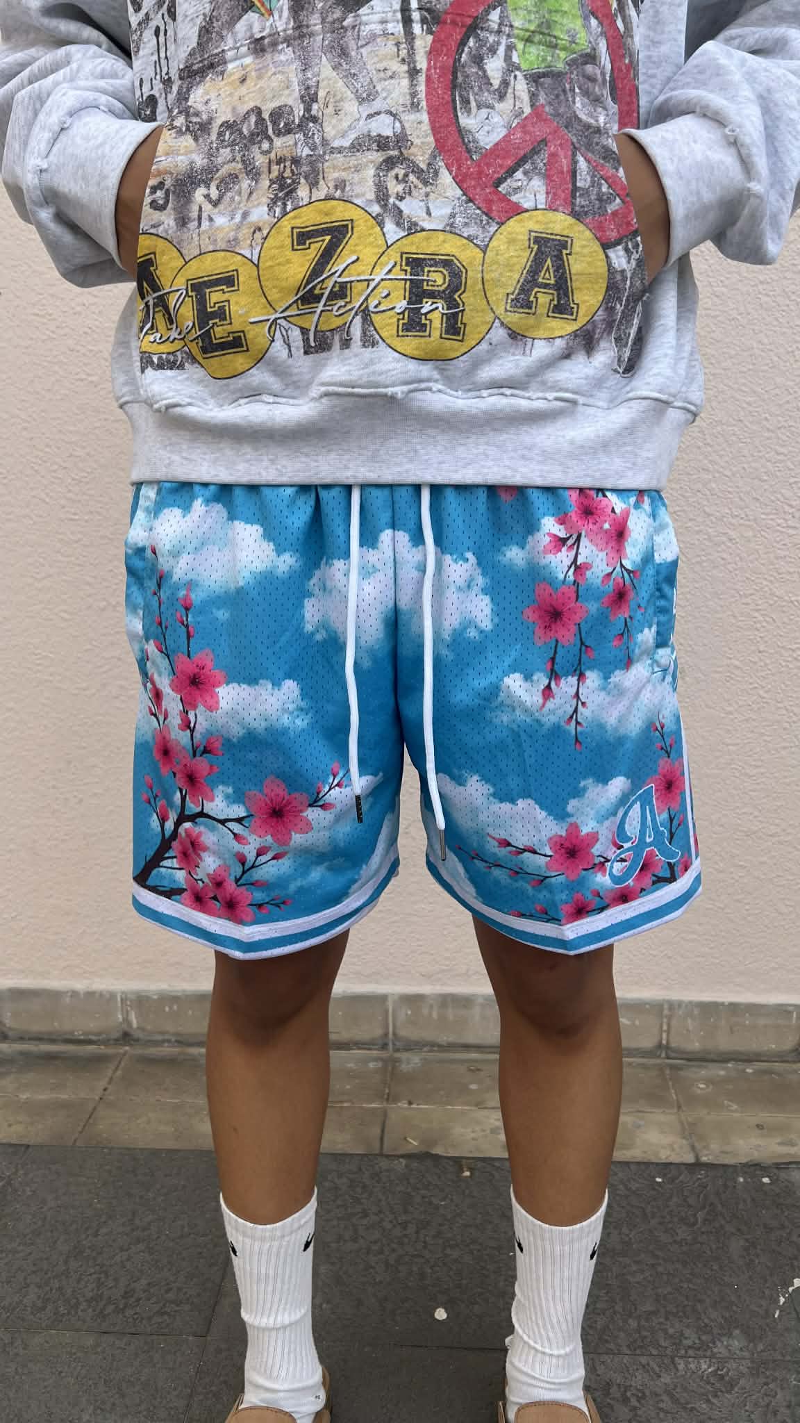 Blossom Flow Mesh Shorts