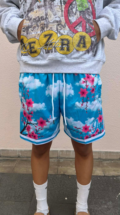 Blossom Flow Mesh Shorts