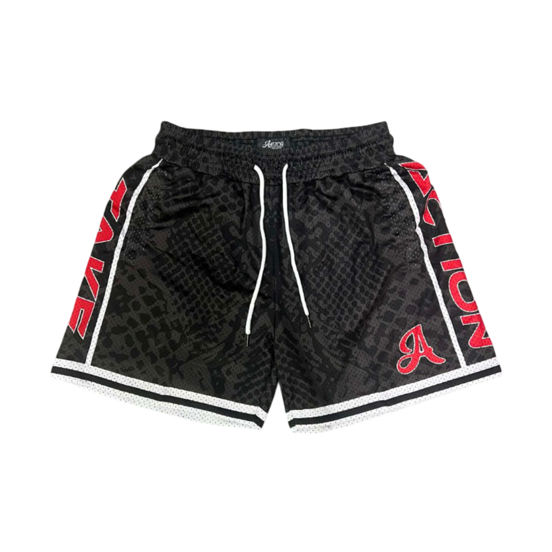 Shadow Crest Mesh Shorts