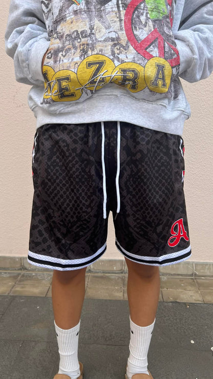 Shadow Crest Mesh Shorts