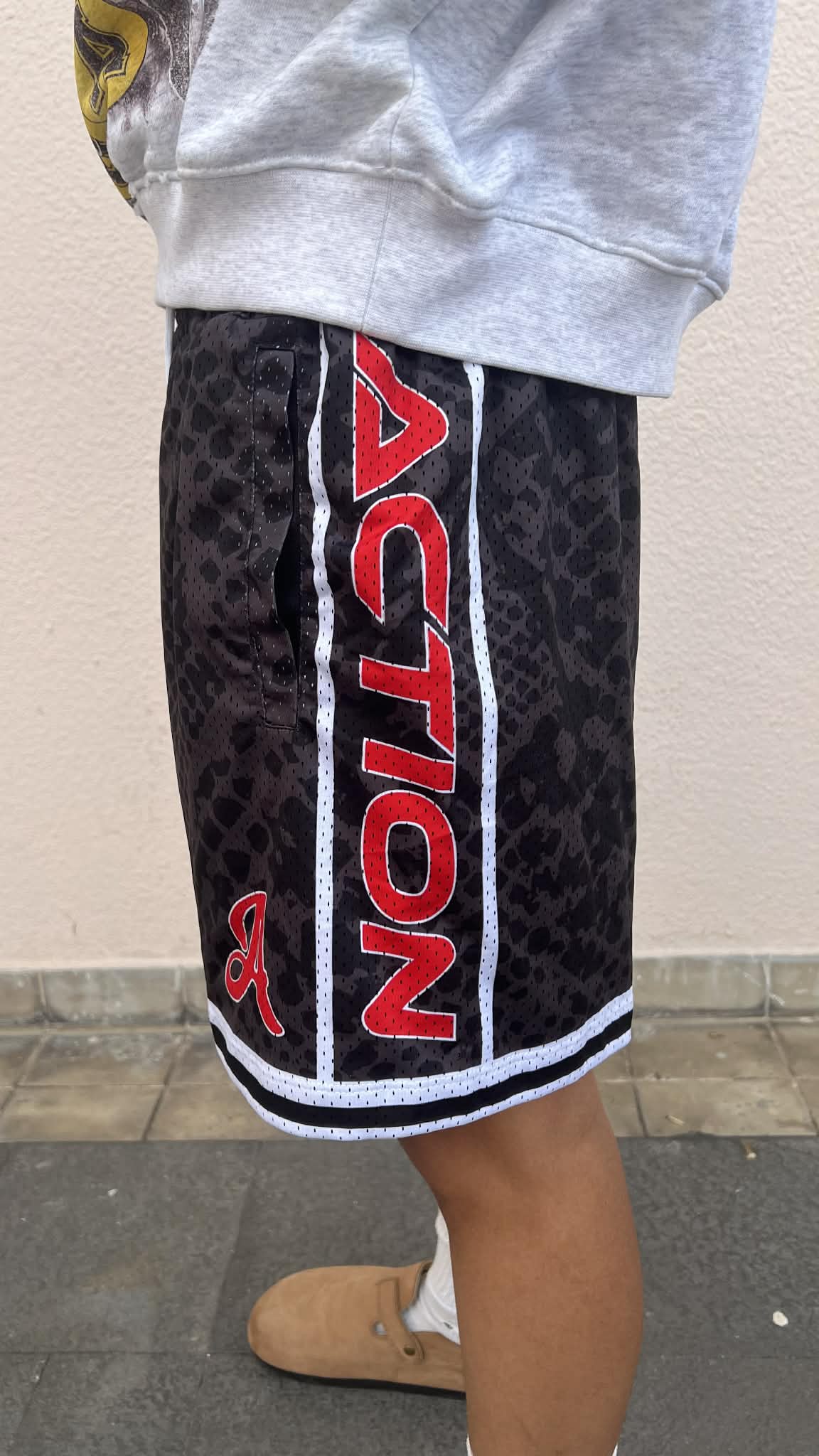 Shadow Crest Mesh Shorts