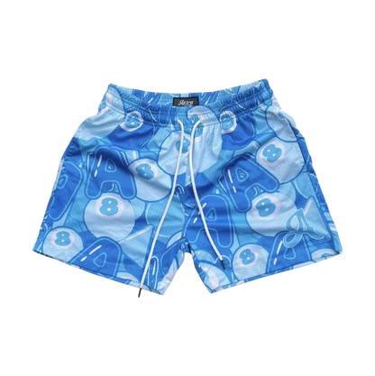 8 Ball Mesh Shorts (Blue)