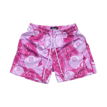8 Ball Mesh Shorts (Pink)