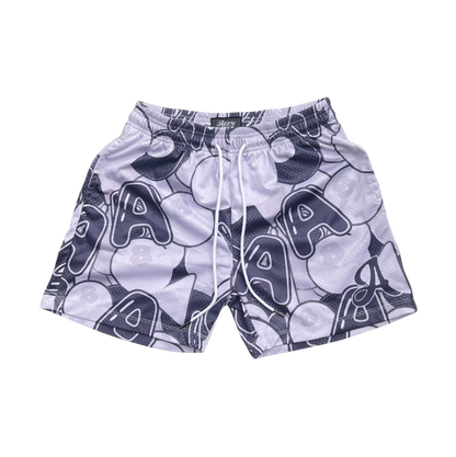 8 Ball Mesh Shorts (Gray)