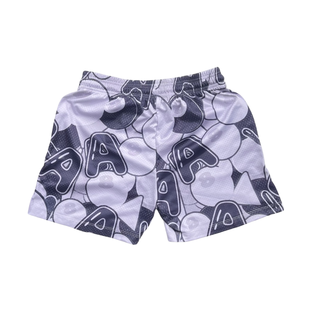 8 Ball Mesh Shorts (Gray)