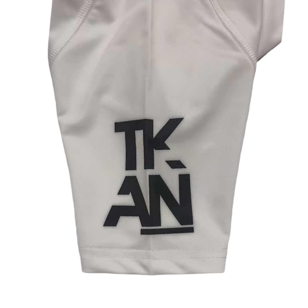 (White) Aezra Compression Shirts