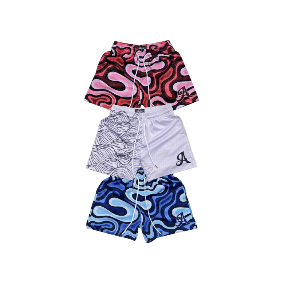 WAVE + CAMO MESH SHORTS BUNDLE