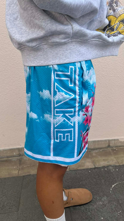 Blossom Flow Mesh Shorts