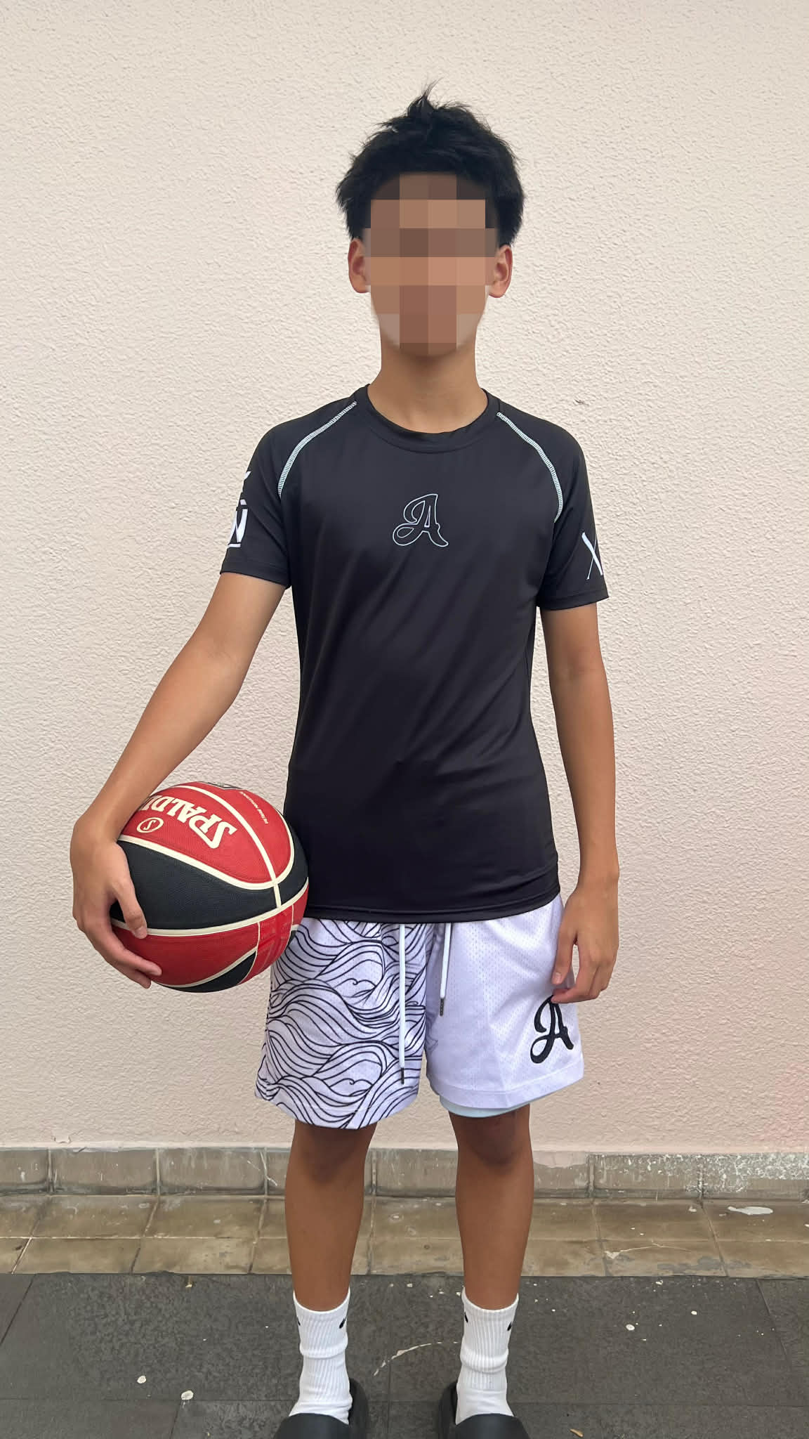 (Black) Aezra Compression Shirts